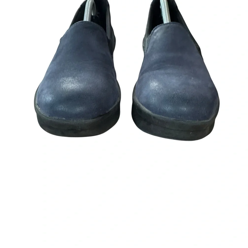 Cloudsteppers by Clark’s Size 8.5 Blue Slip On “Step Rose Moon” Wedge Shoes